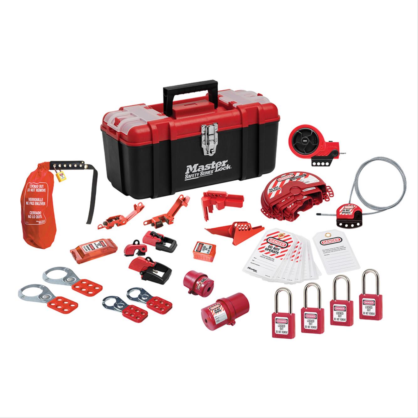 Premier Valve and Electrical Lockout Kit with Plastic Locks