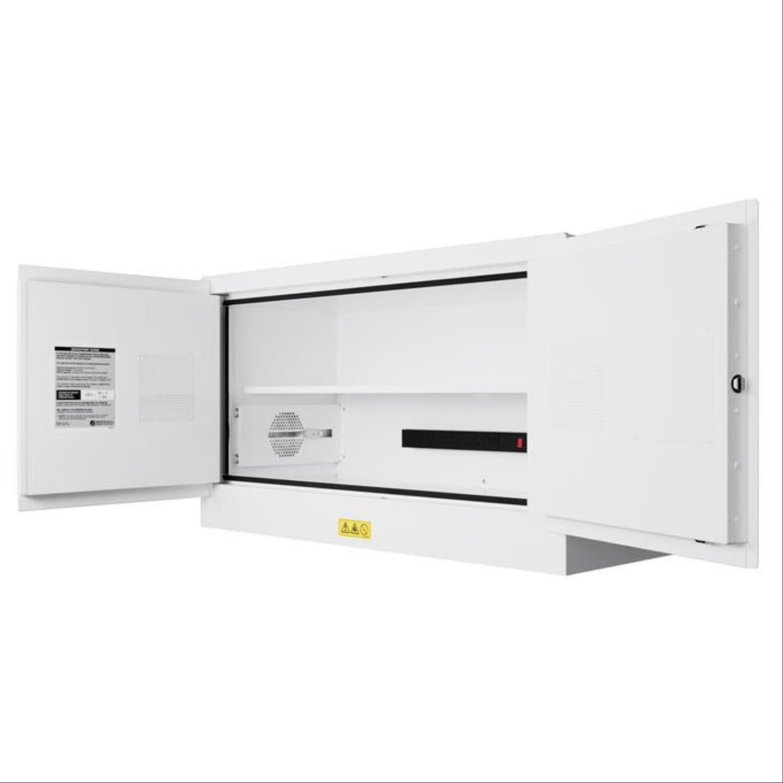 Lithium-Ion Battery Charging Safety Cabinet, 2 Doors, Manual Close