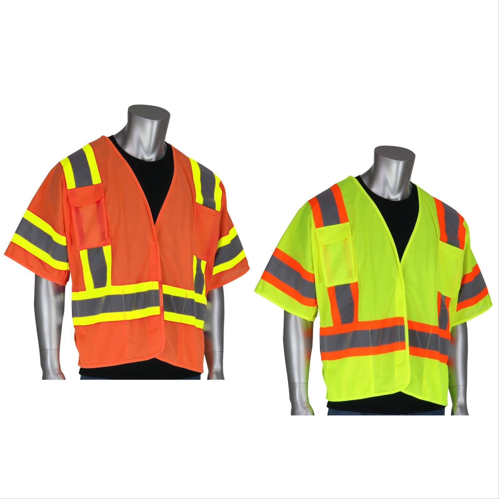 Safety Products Inc TwoTone Breakaway Mesh Vest, Class 3 Type R