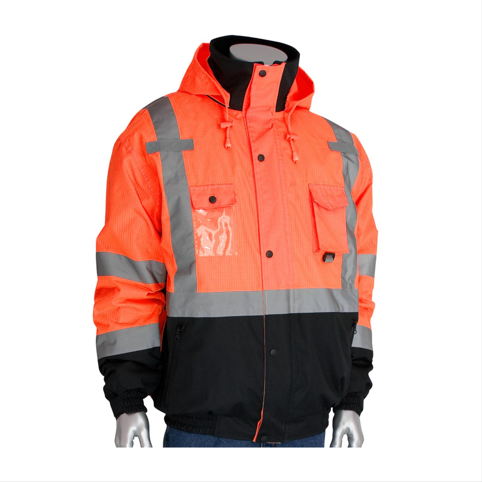 Safety Products Inc - Ripstop Bomber Jacket, Class 3 Type R