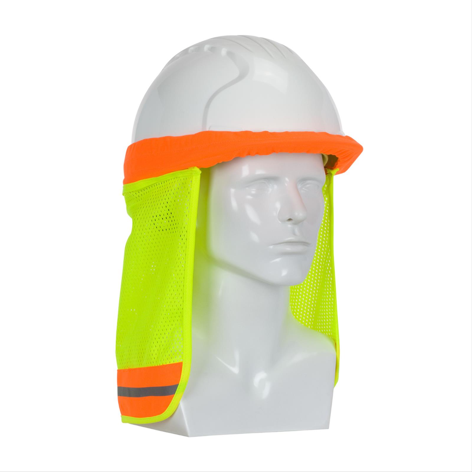 Safety Products Inc - Self-Extinguishing Hi-Vis Hard Hat Neck Shade