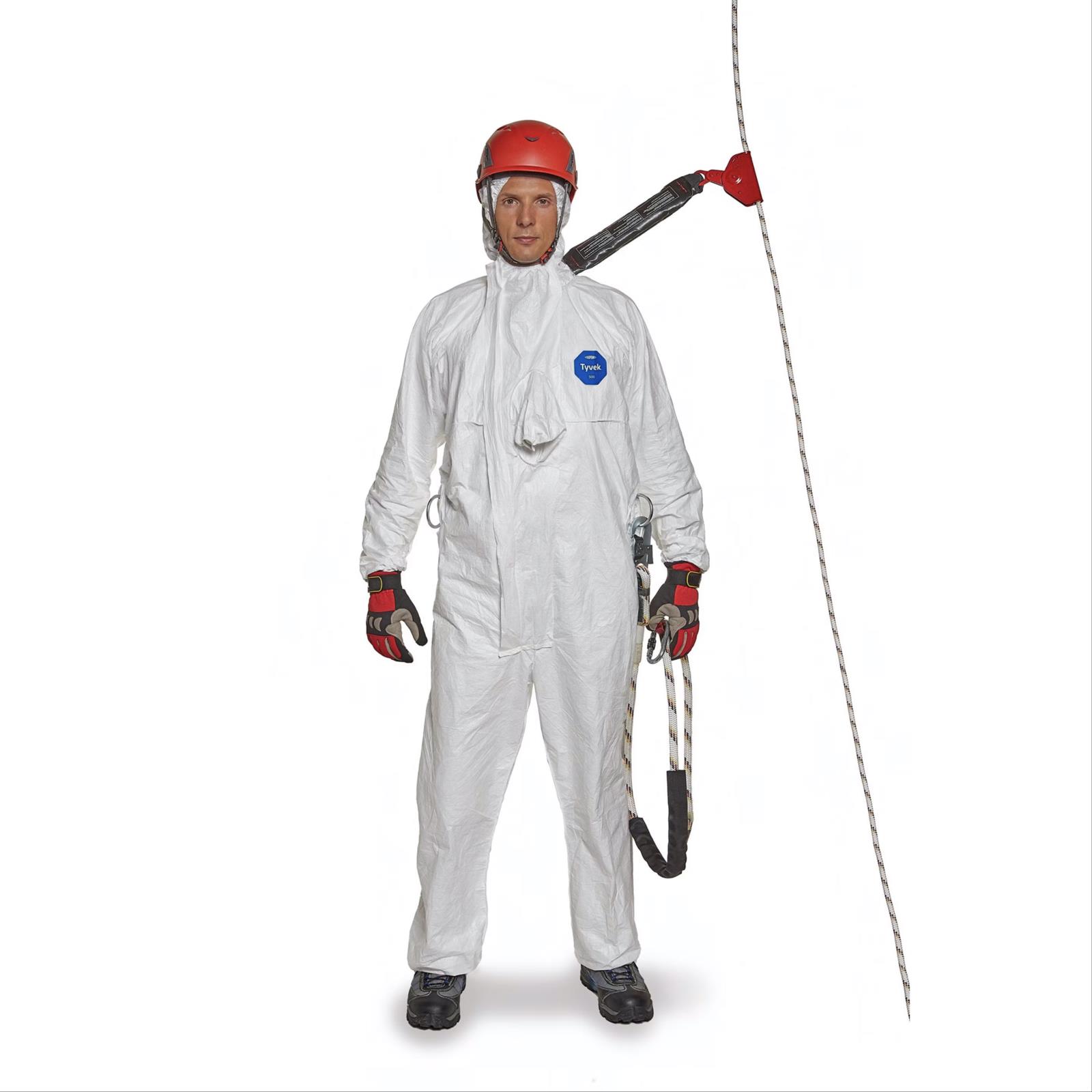 DuPont&trade; Tyvek&reg; 500 HP Coverall with Harness Protection System
