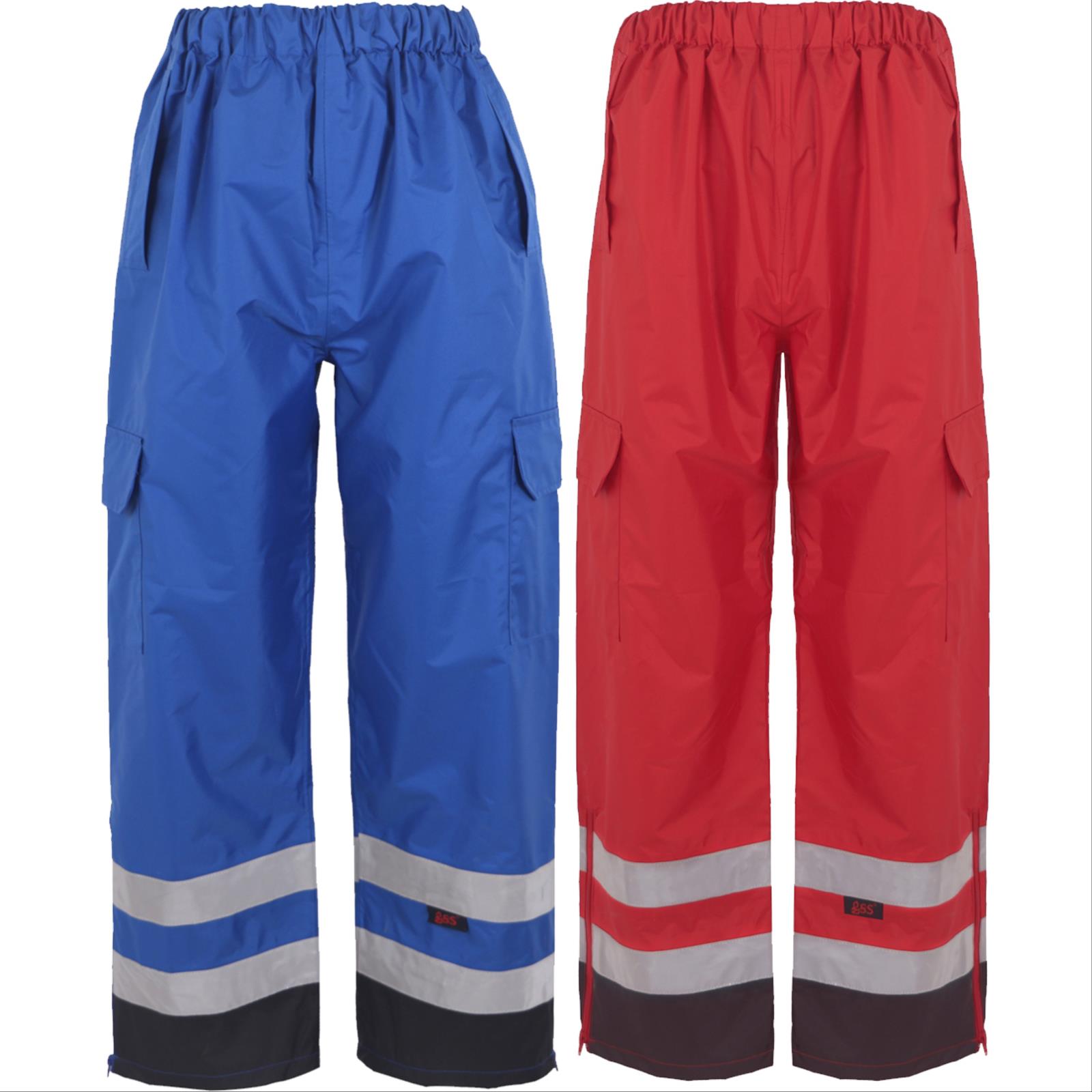 Multi Color Premium Rain Pants with Black Bottom
