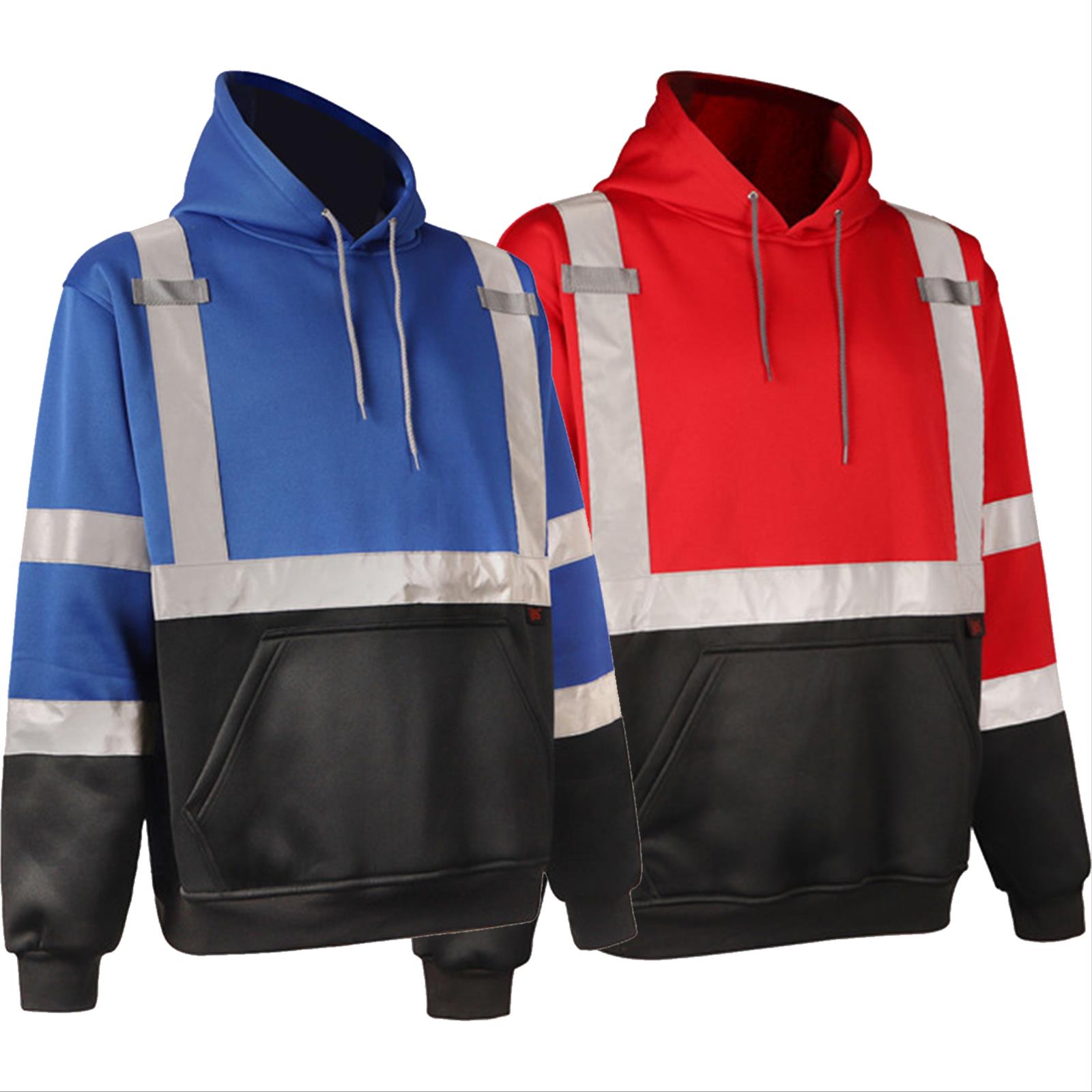 Pullover Sweatshirt with Reflective Tape