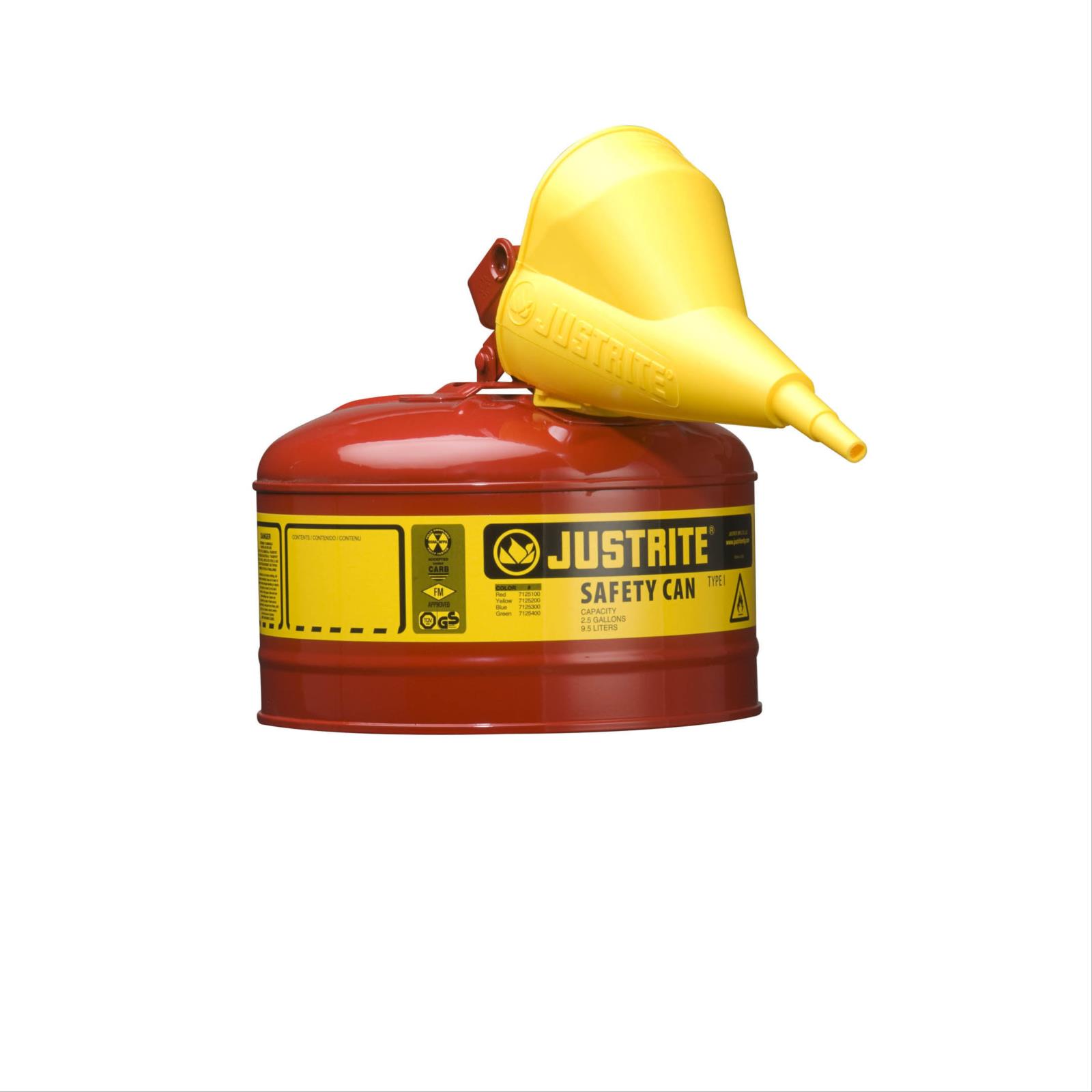Type I Steel Safety Can with Funnel
