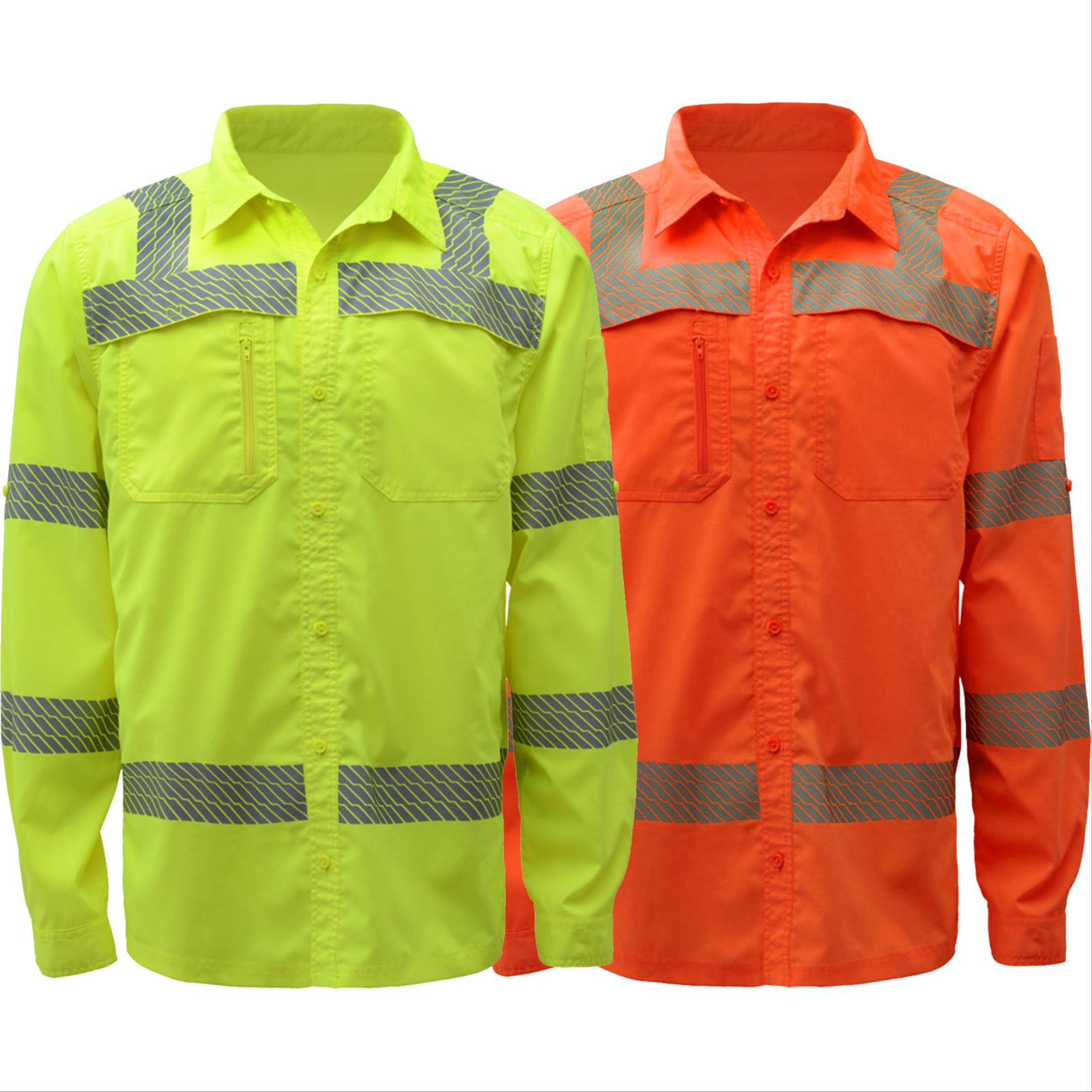 Safety Products Inc - ONYX Lightweight Ripstop Button Down Shirt, Class ...