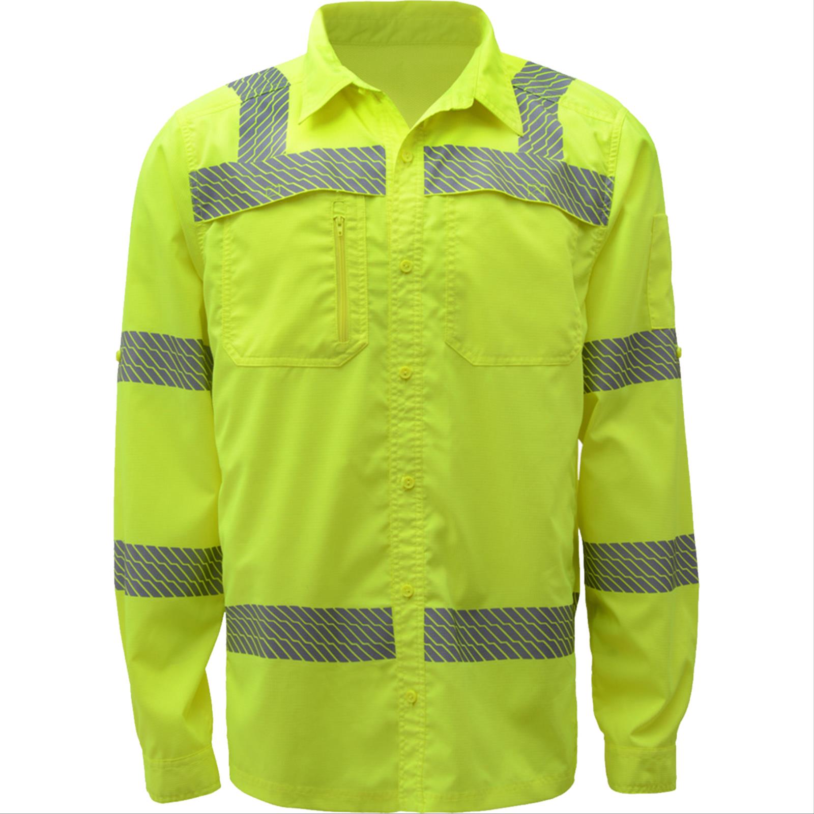 Safety Products Inc - ONYX Lightweight Ripstop Button Down Shirt, Class ...