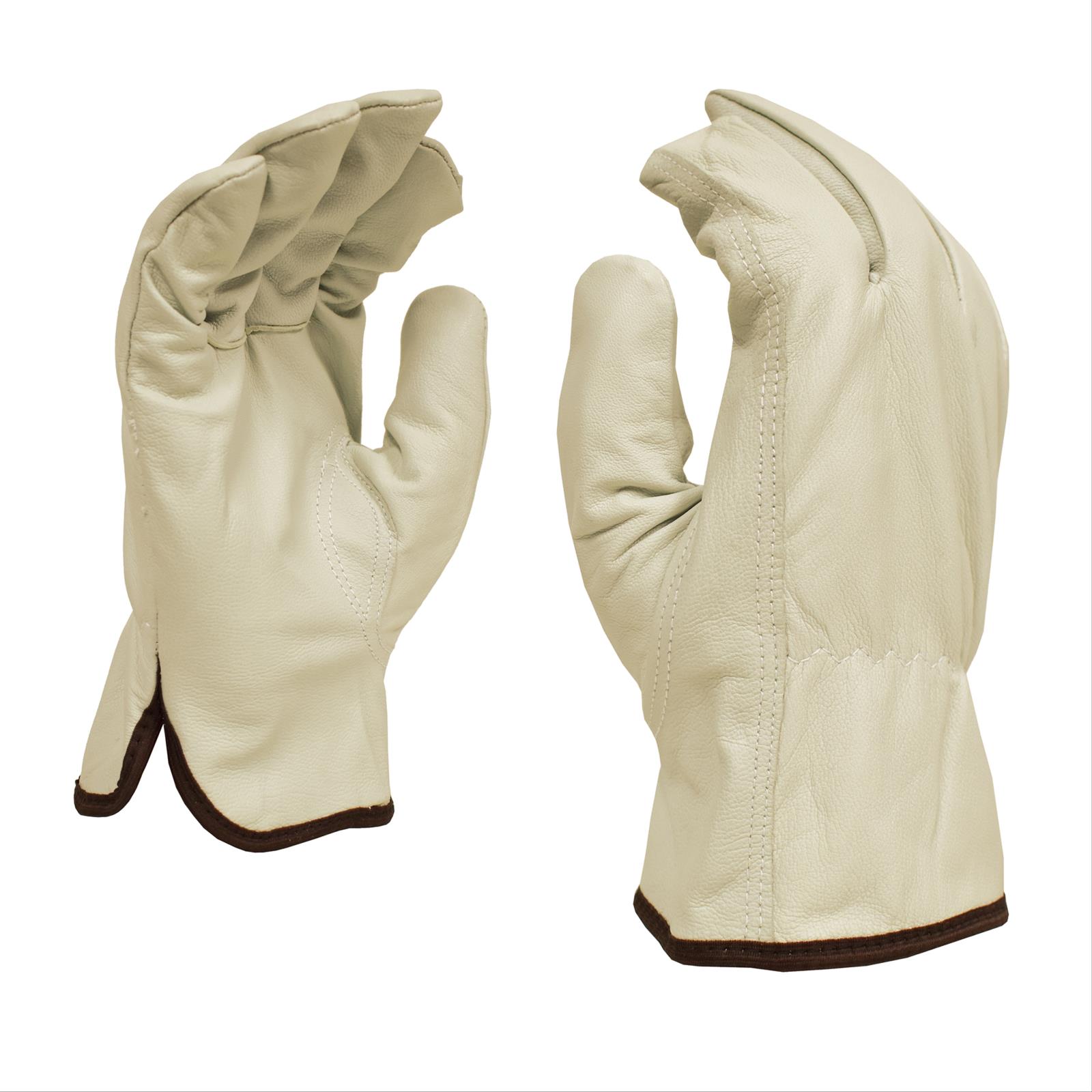 Premium Goatskin Drivers Gloves, Red Fleece Lining