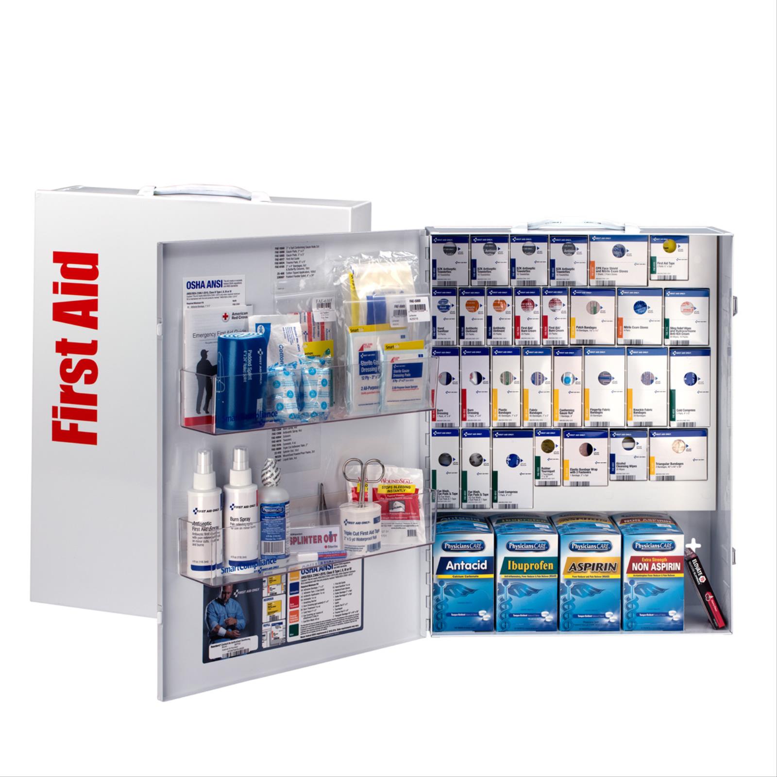 First Aid Only® 150 Person, XL SmartCompliance® Cabinet, with Medications