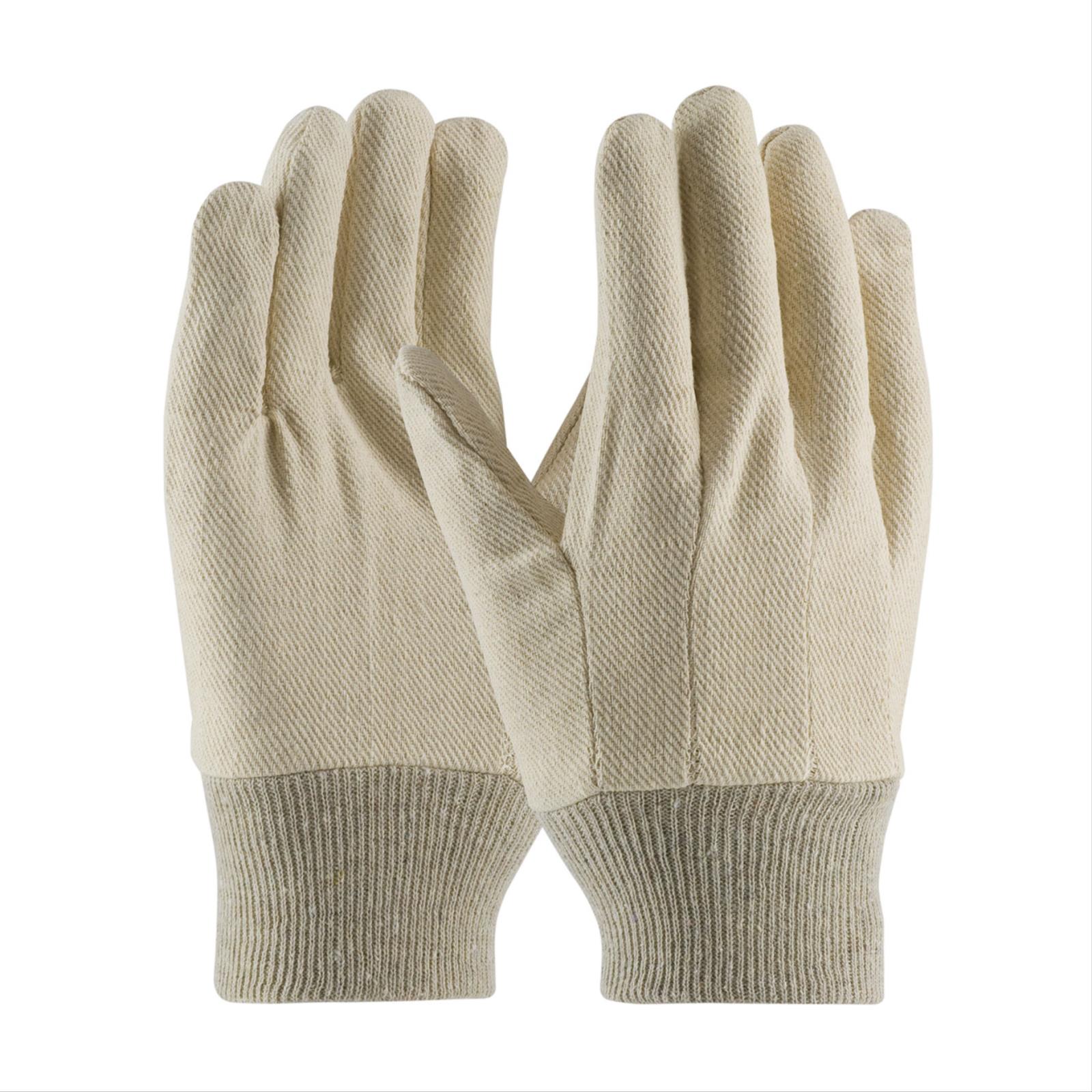 Premium Grade Cotton Canvas, Single Palm Gloves