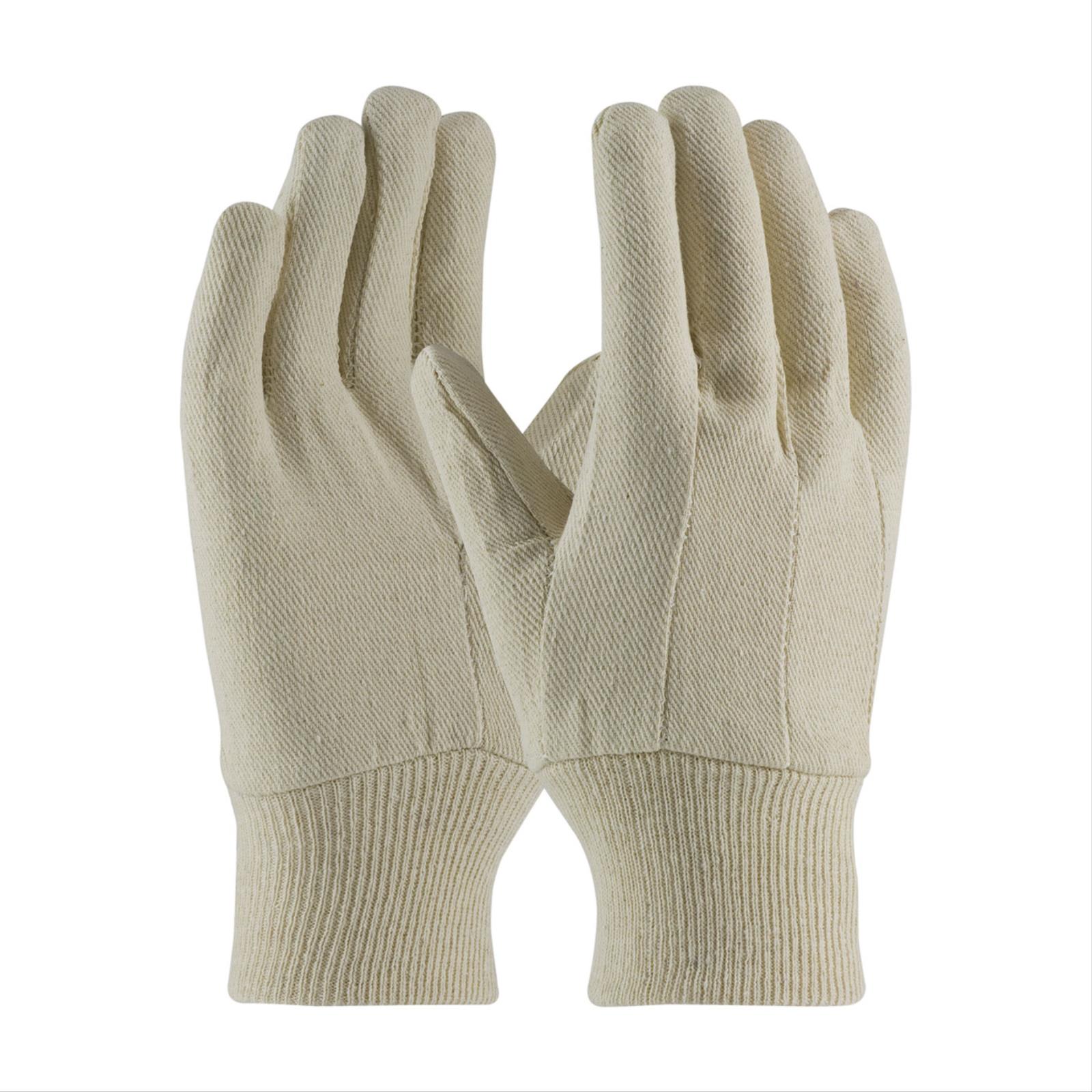 Economy Grade Cotton Canvas, Single Palm Gloves