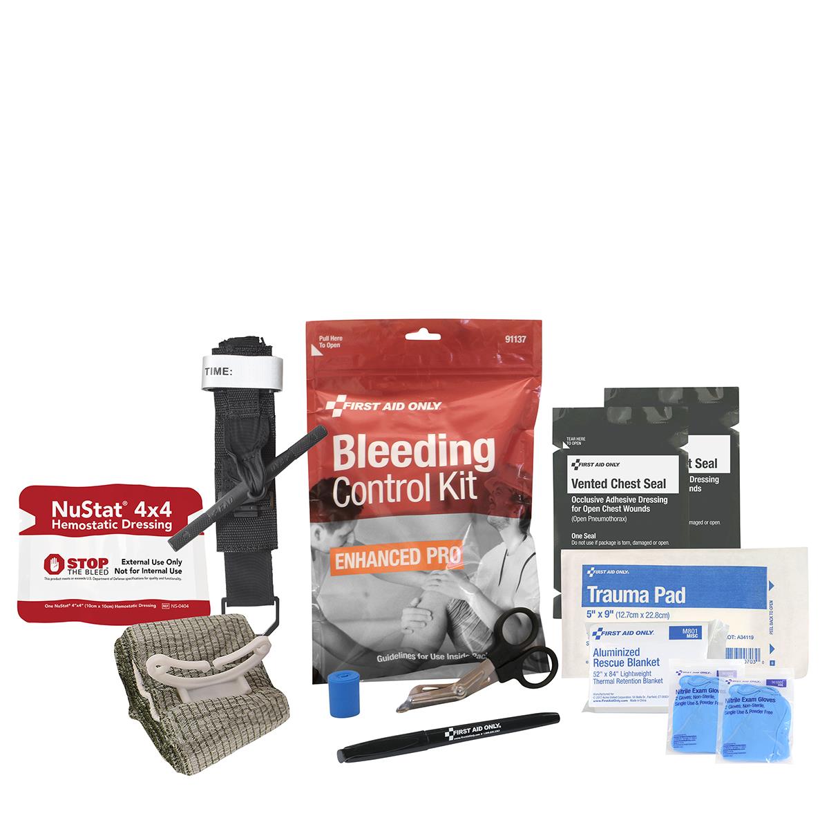 First Aid Only® Enhanced Pro Bleeding Control Kit