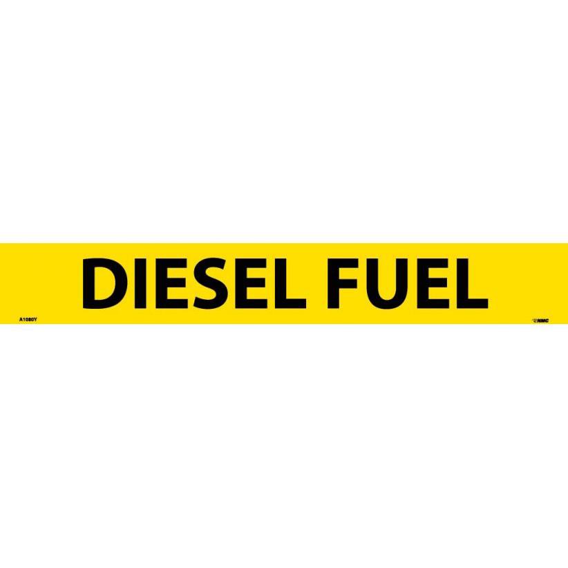 Diesel Fuel Pressure Sensitive Pipe Markers