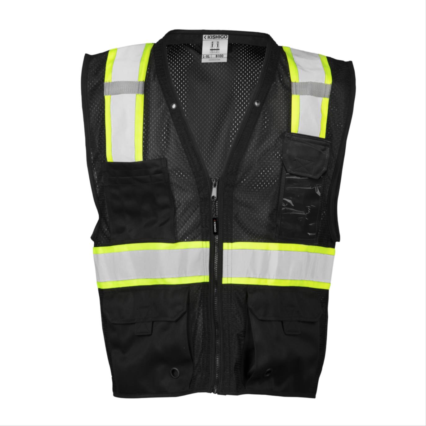 Enhanced Visibility Multi Pocket Mesh Vest