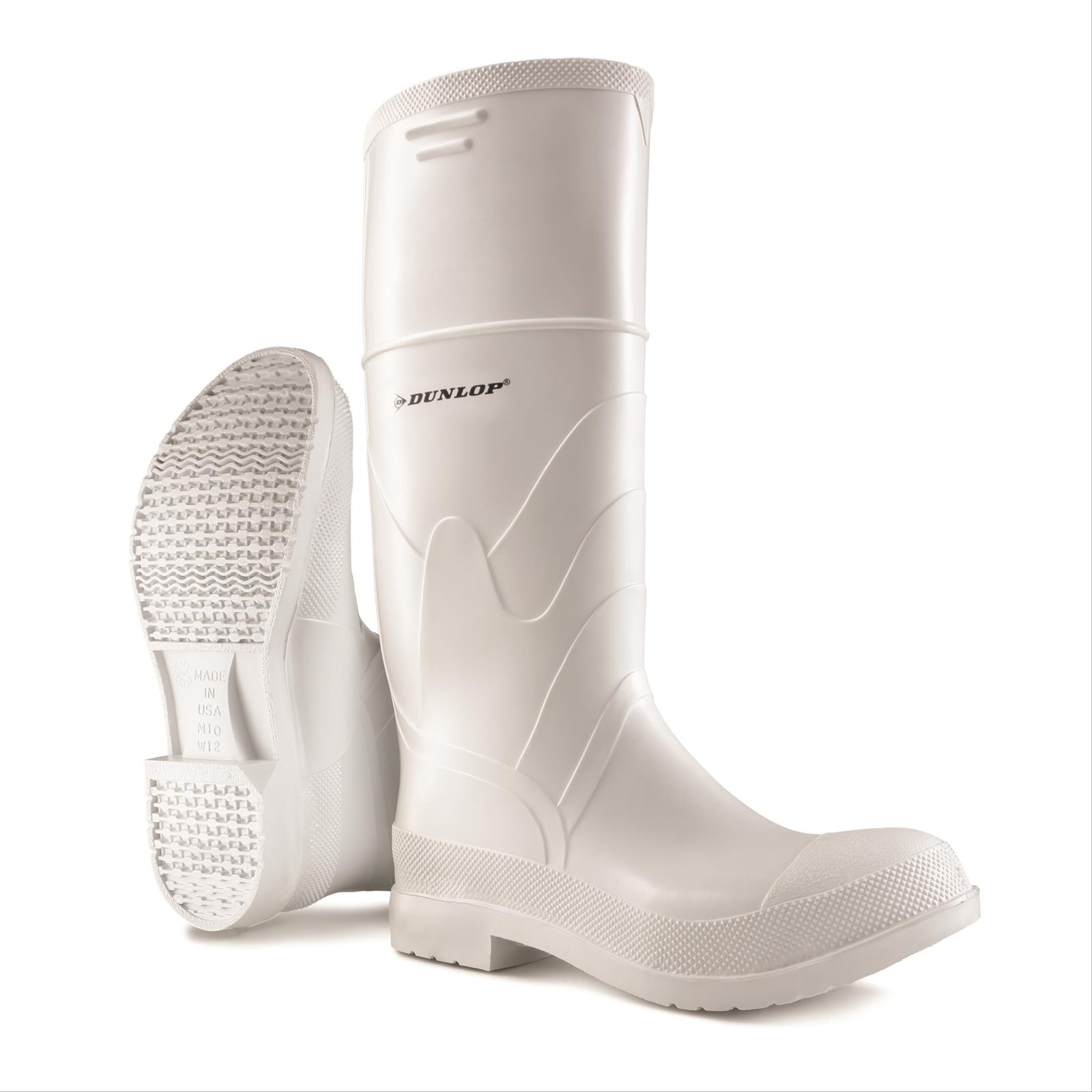 White PVC Boots