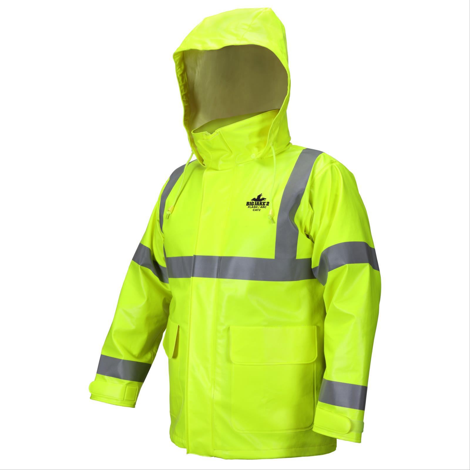 Big Jake 2 PVC / Nomex® Flame Resistant, Arc Rated, Rain Jacket, Bib Overalls and Rain Coat