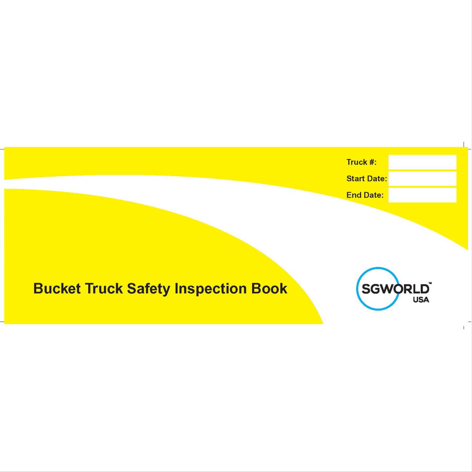 Safety Products Inc - Bucket Truck Inspection Checklist Solution