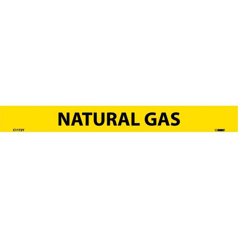 Natural Gas Press Sensitive Pipe Marker