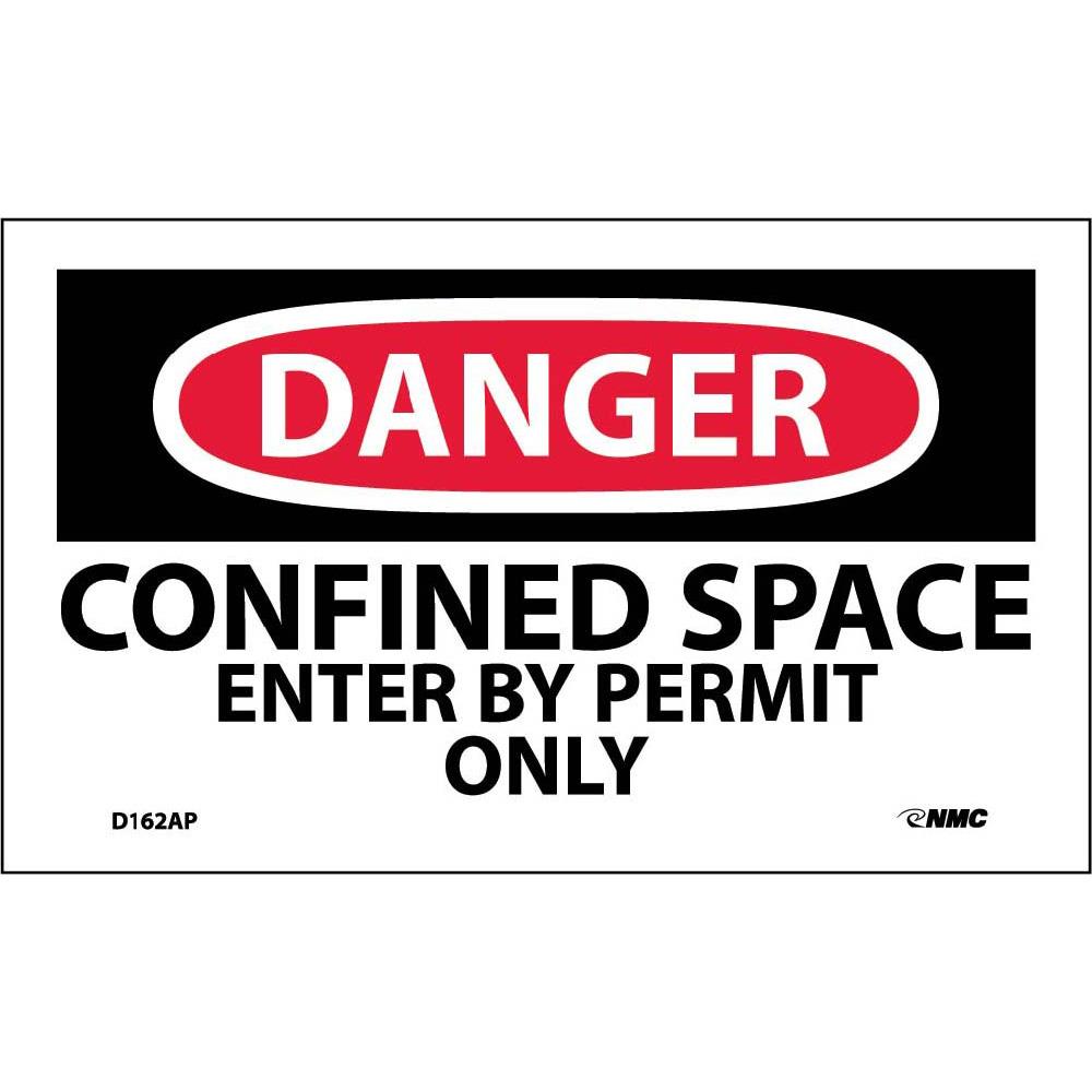 Confined Space Safety Labels