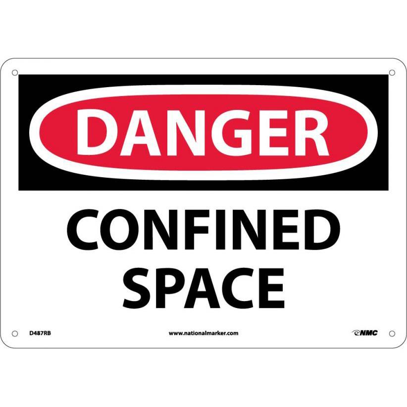 Danger Confined Space Signs