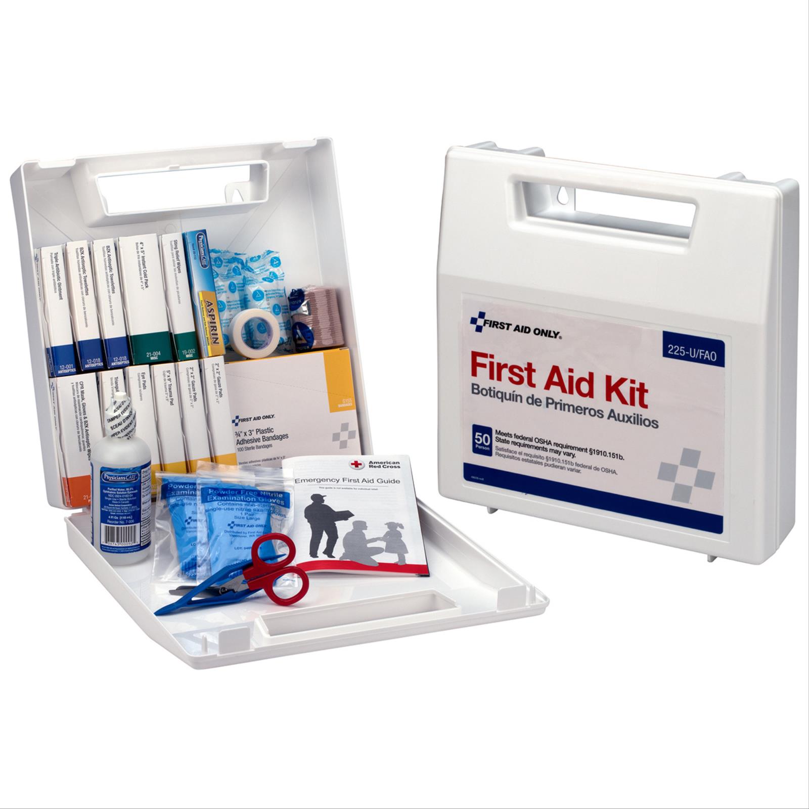 First Aid Only® Unitized First Aid Kit, 50-Unit