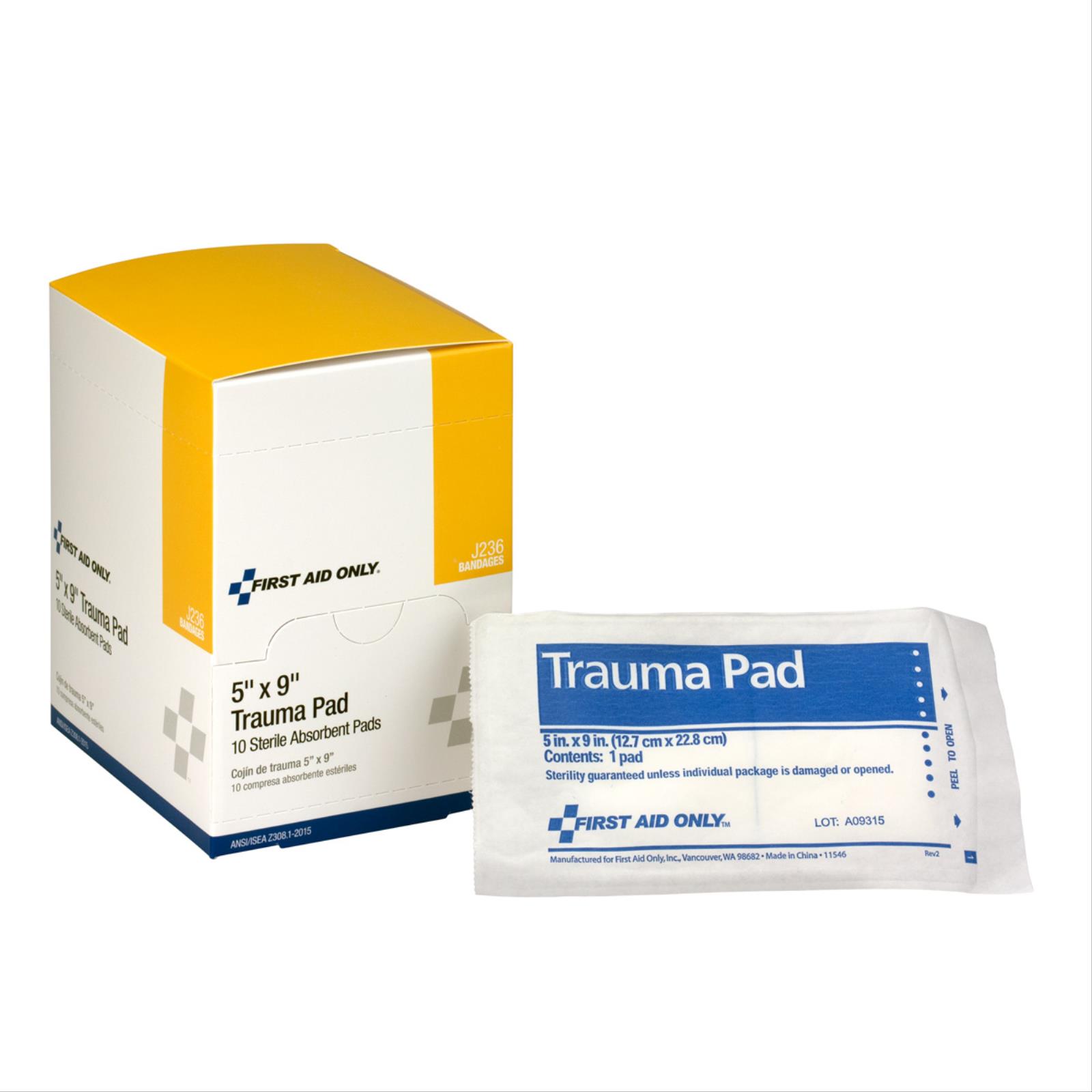 First Aid Only® Trauma Pads