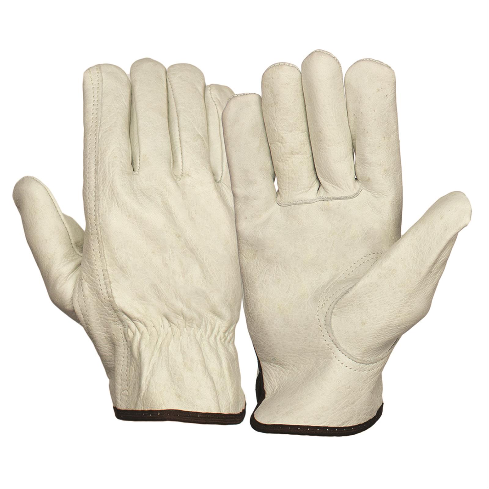 Grain Cowhide Leather Driver Gloves
