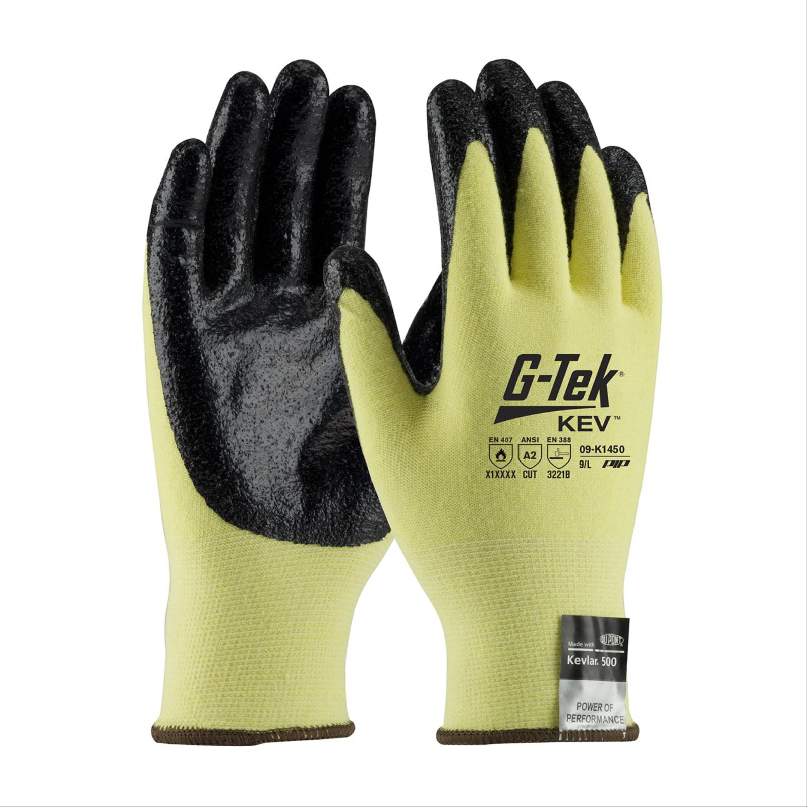 Solid Kevlar Safety Products Inc - Kevlar® with Solid Nitrile Grip, Cut Level A2