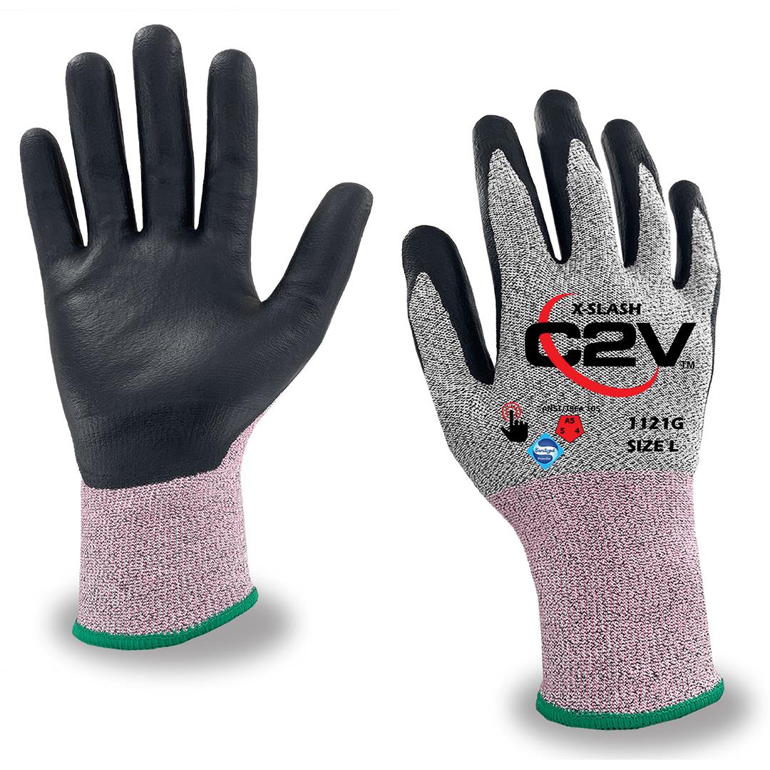 Safety Products Inc - X-SLASH 1121G, Foam Nitrile Palm Coating, 13 ...