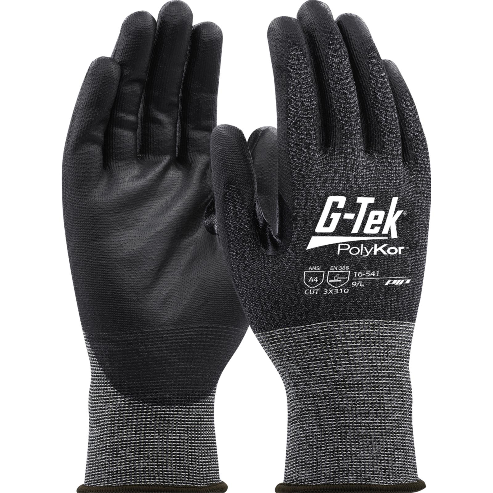 G-Tek® Paradox™ Blended Glove, Polyurethane Coated, Cut Level A4