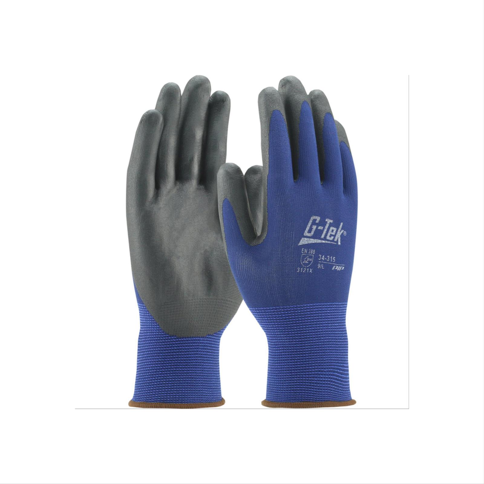 G-Tek® Seamless Knit Polyester Glove, Nitrile Coated