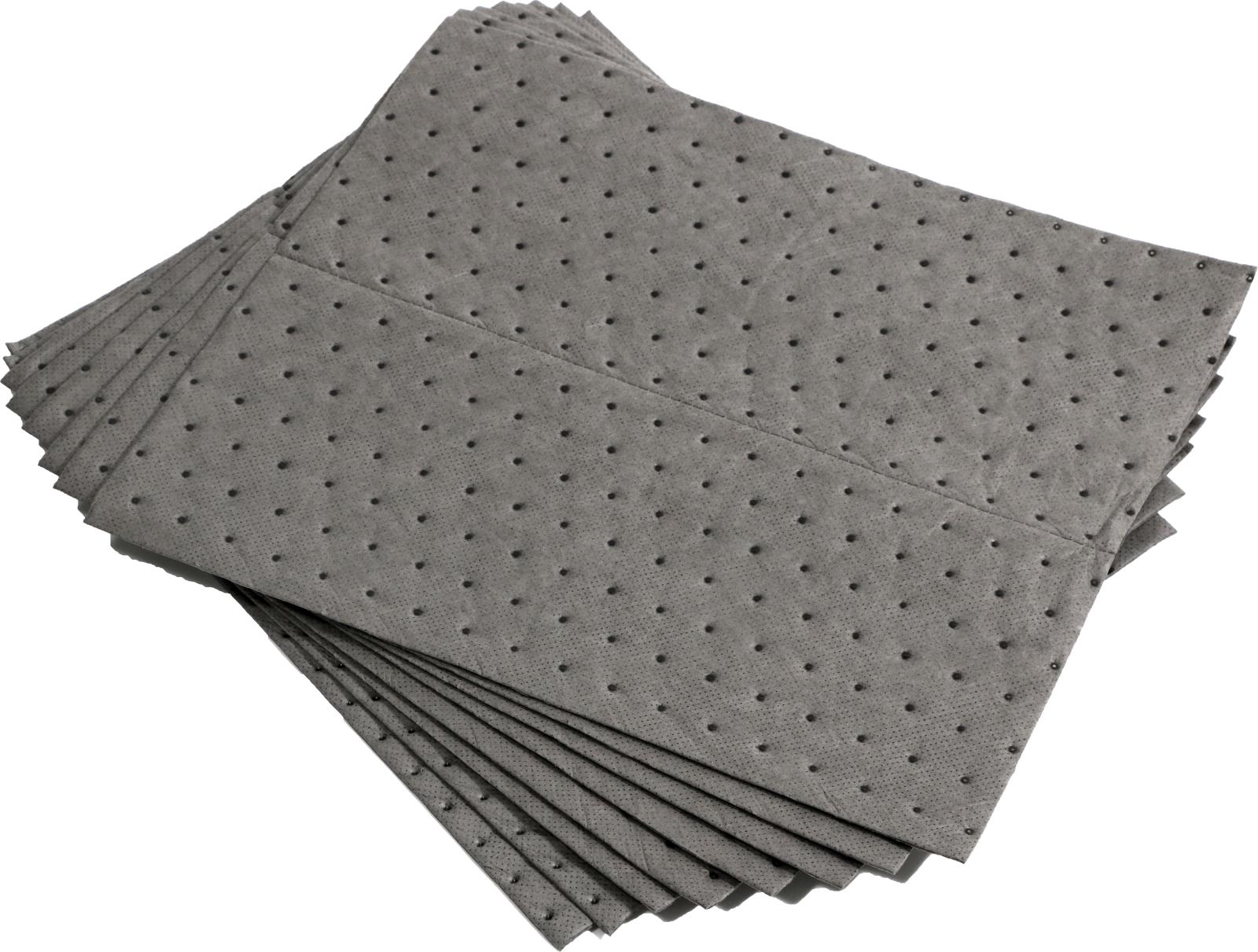 Safety Products Inc - Gray Dimpled Absorbent Pads, Universal