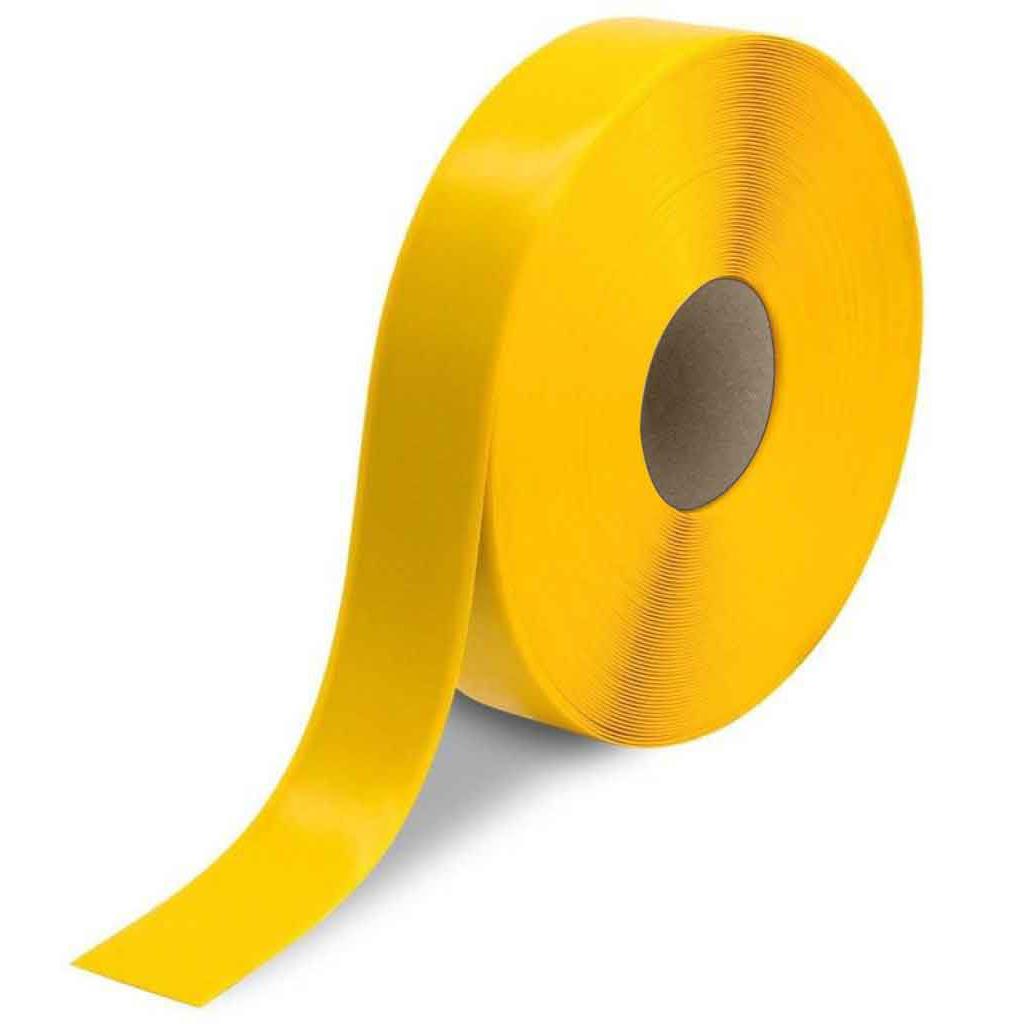 Heavy-Duty PVC Floor Tape, 50 mil, 2" x 100