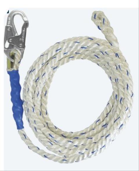 Safety Products Inc - 200' LIFE LINE ASSEMBLY 5/8