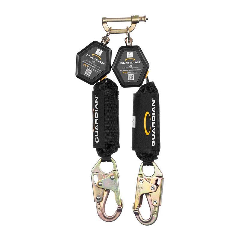 Safety Products Inc - 6' CR5 DBL WEB SRL W/ STEEL SNAP HOOKS