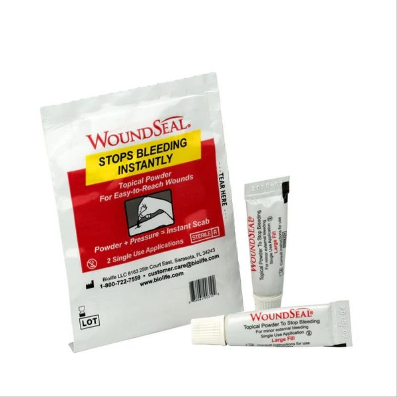 Safety Products Inc - WOUNDSEAL BLOOD CLOT POWDER POUR PACKS, 2 EA