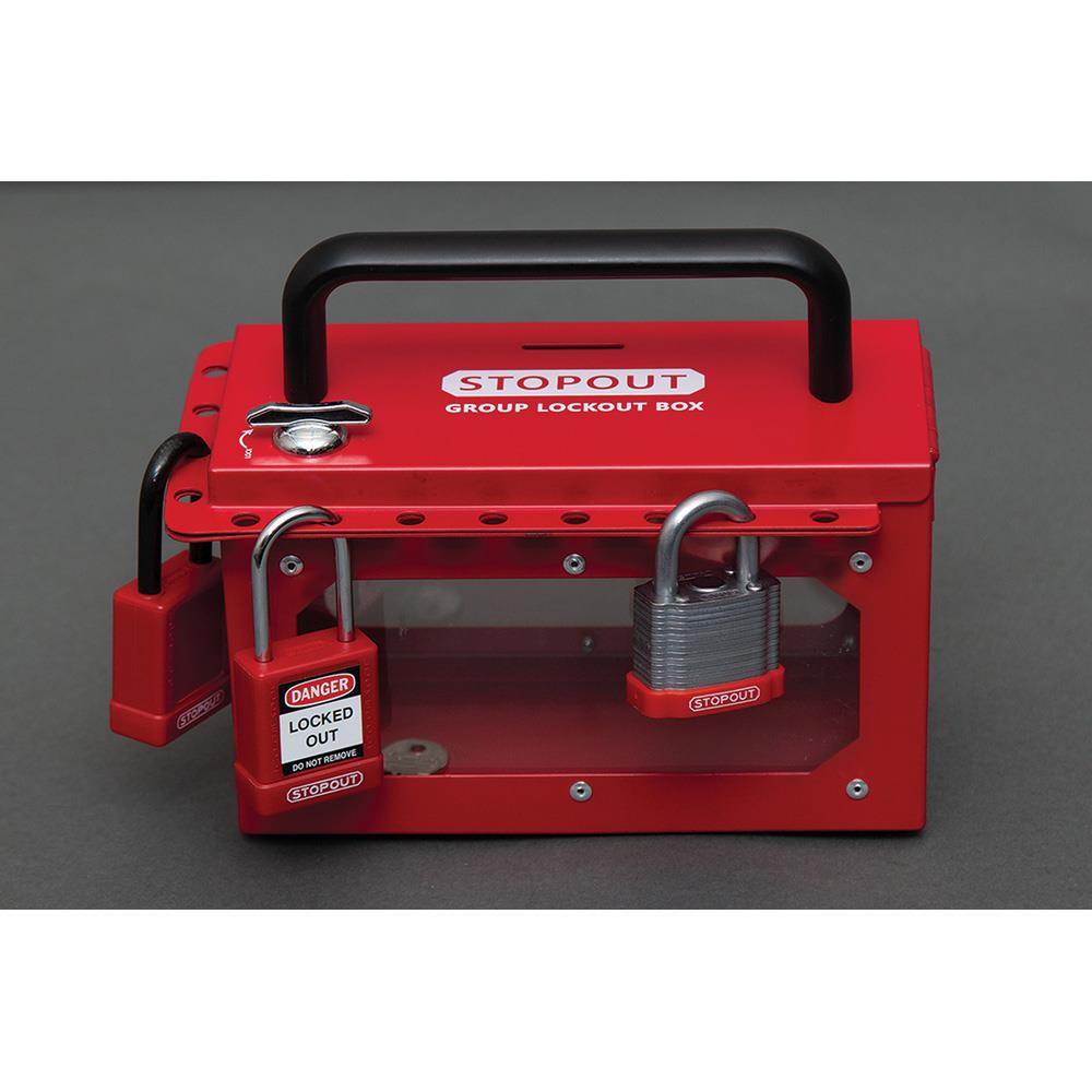 Distraction Lock Box Safety Products Inc - STOPOUT® Pry Resistant Lock Box