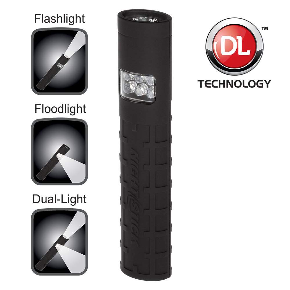 Nightstick Dual-Switch Dual-Light™ LED Flashlight / Floodlight