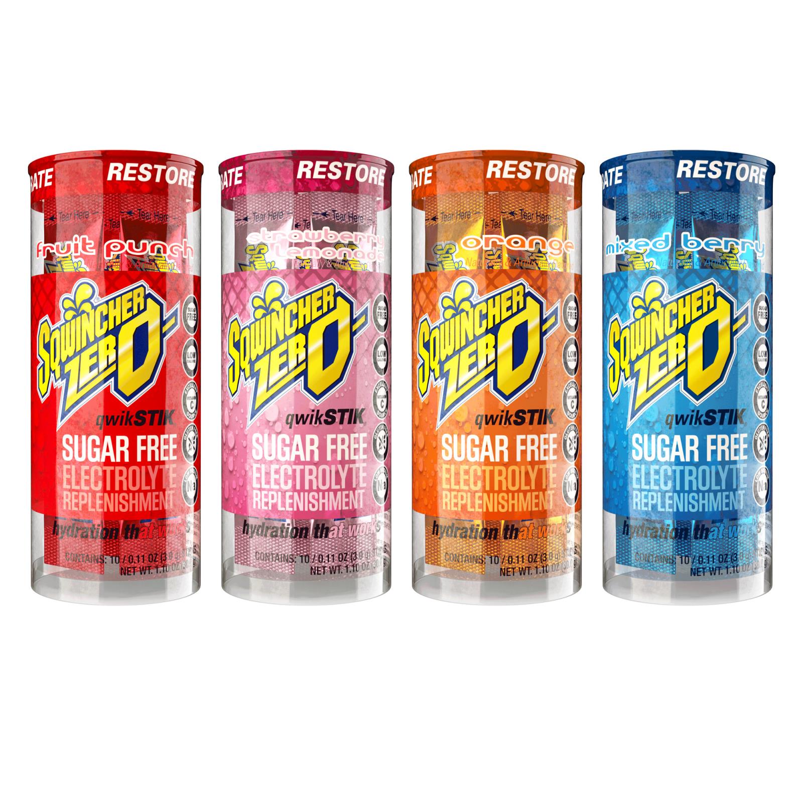 ZERO Qwik Stik® Tubes, Sugar Free