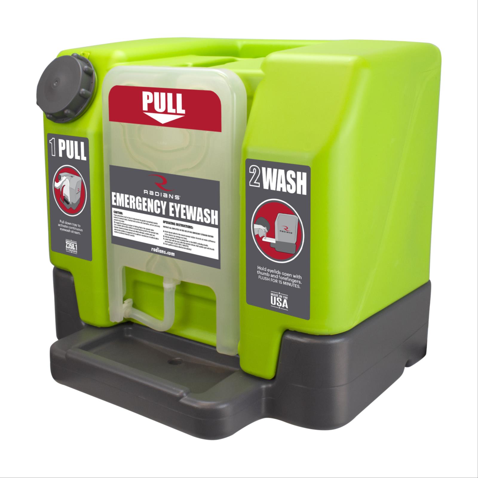 12-Gallon Gravity Fed Emergency Eyewash Station