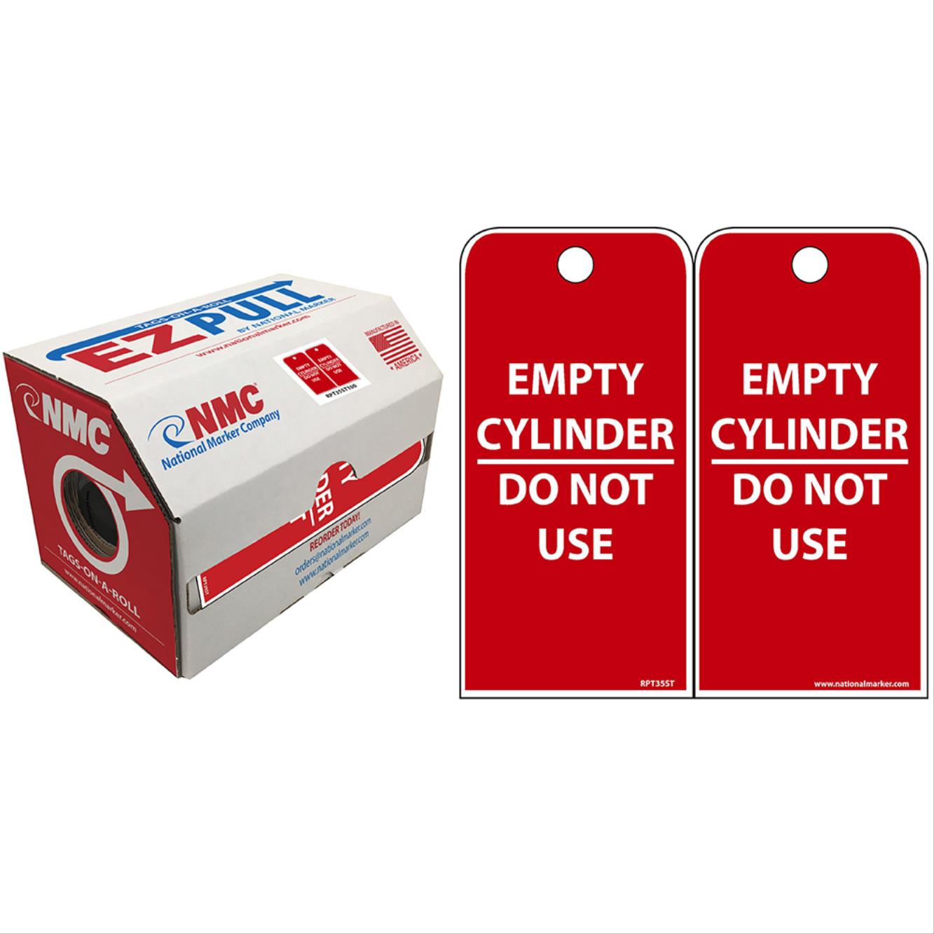 EZ Pull, Empty Cylinder, Do Not Use, Tags