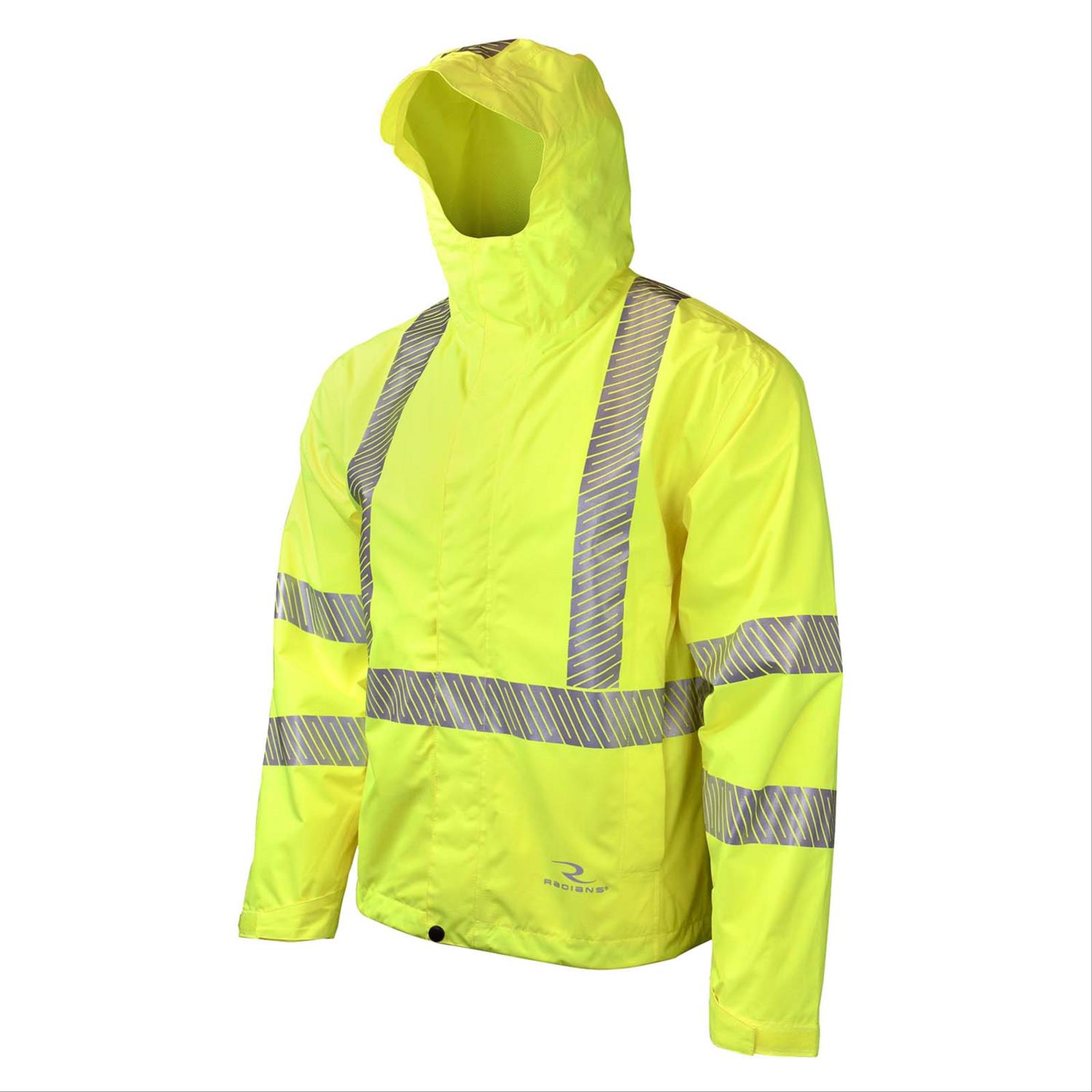 Radwear™ Rain Jacket with Zipper Front Closure, Ripstop, Class 3 Type R