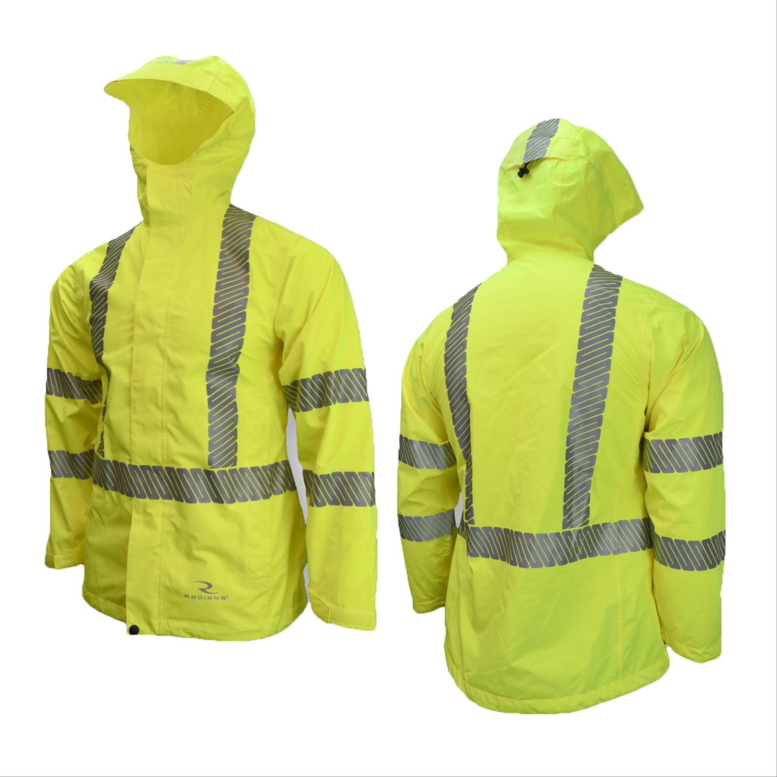 Safety Products Inc Ladies Lightweight Rain Jacket, Class 3 Type R