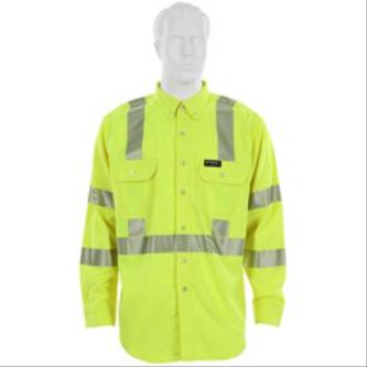 Summit Breeze® Hi-Viz FR Shirt, Class 3 Type R