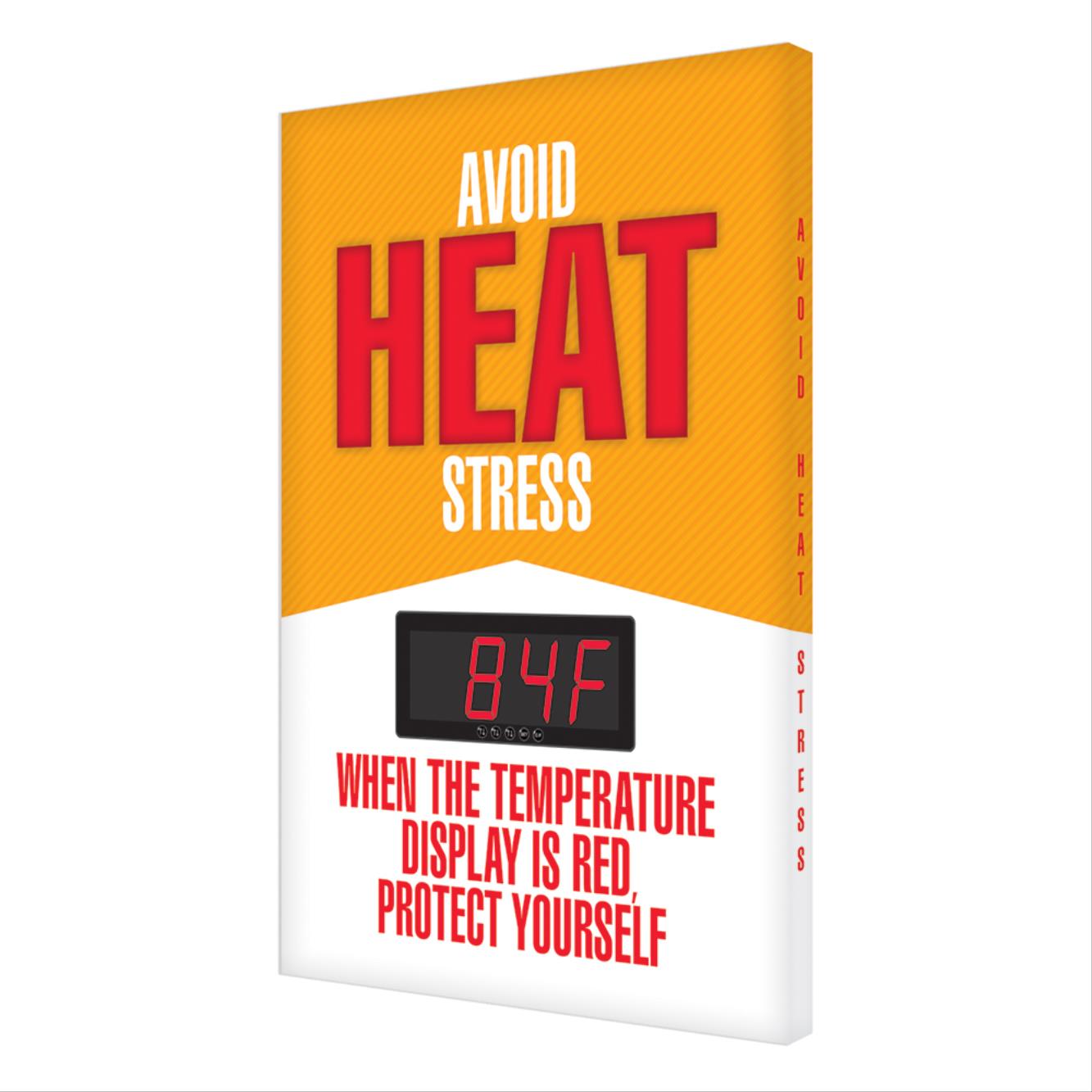 Digital Temperature Display Sign: Avoid the Heat!