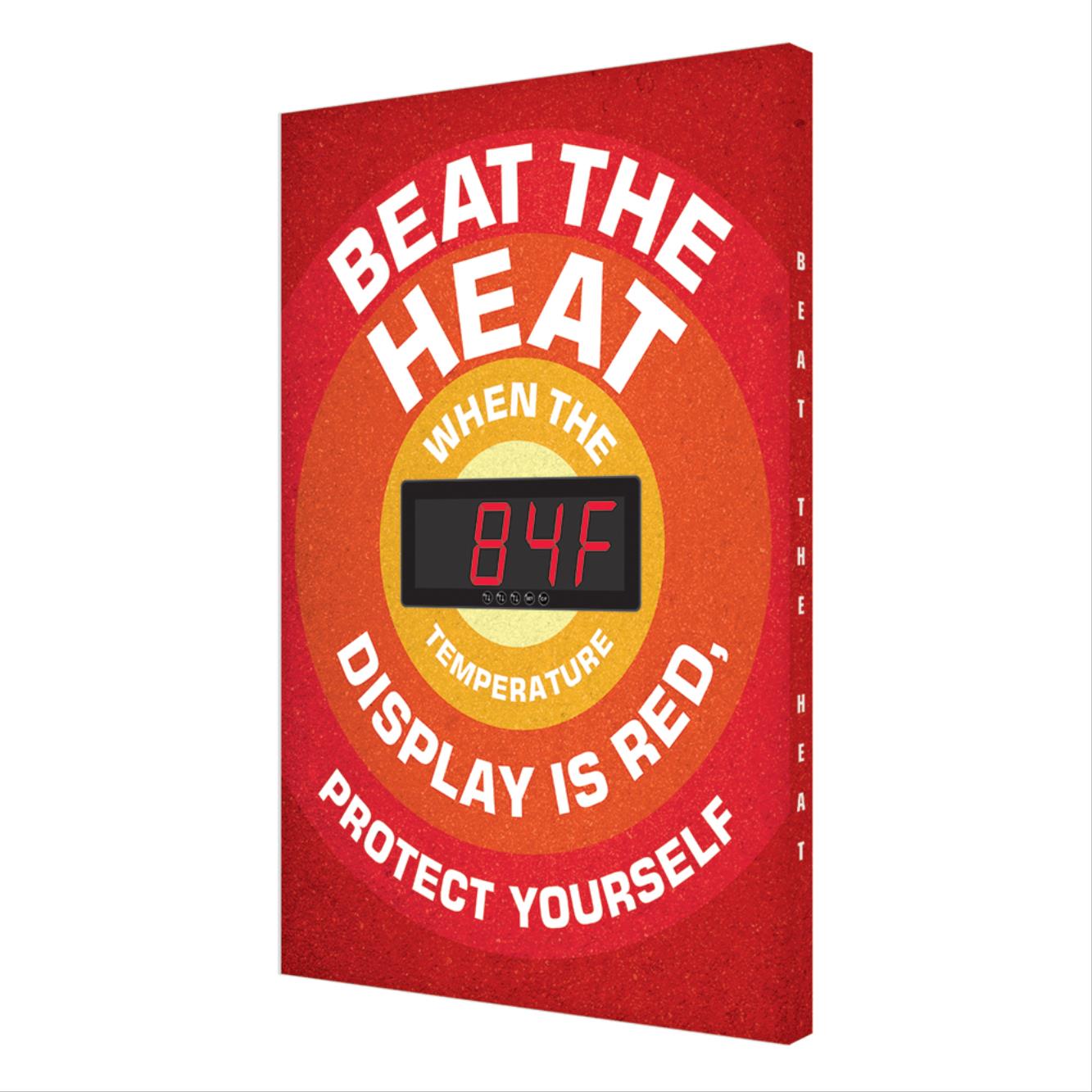 Digital Temperature Display Sign: Beat the Heat!