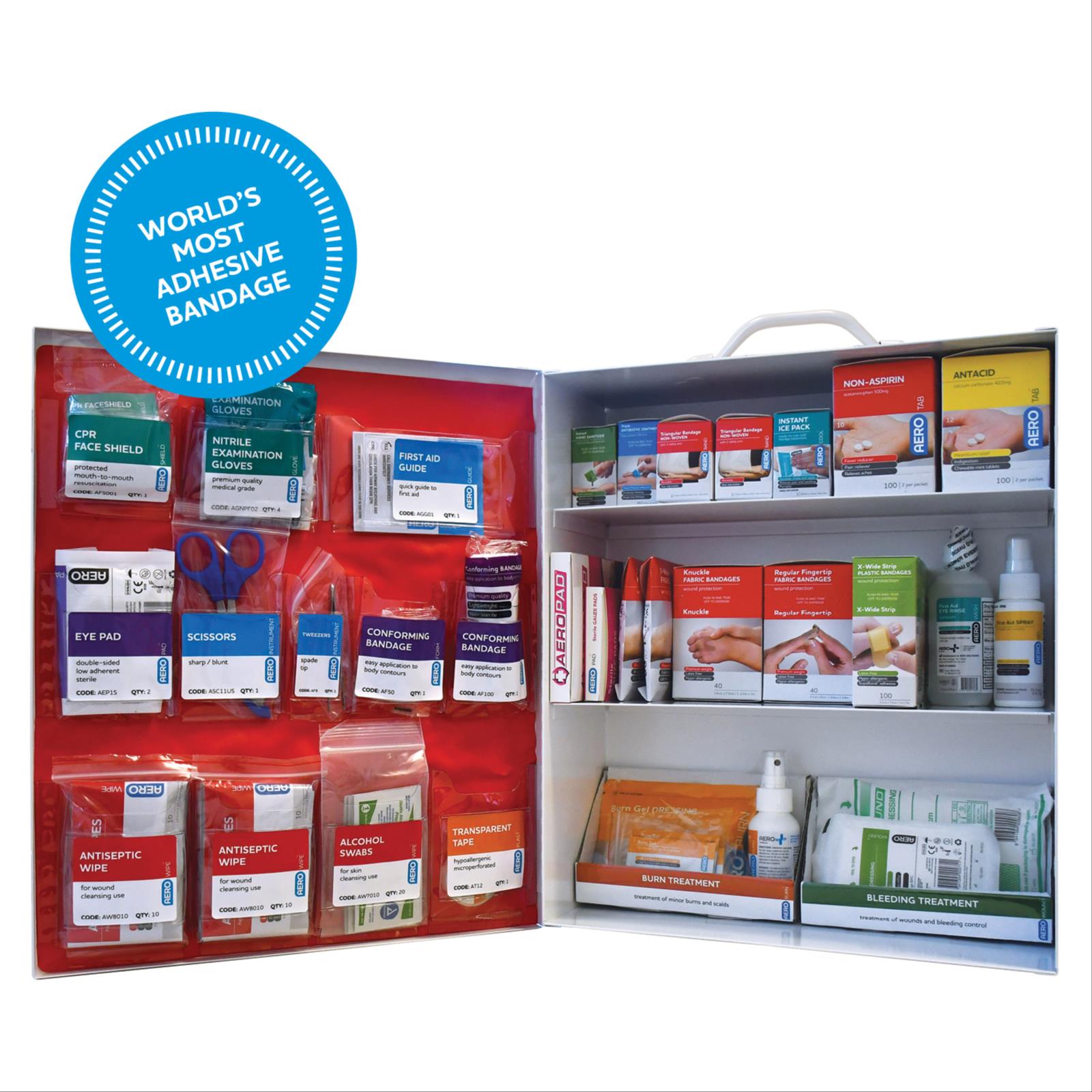 Surefill™ 3 Shelf Metal Cabinet 100 Series Class A (w/ Meds)