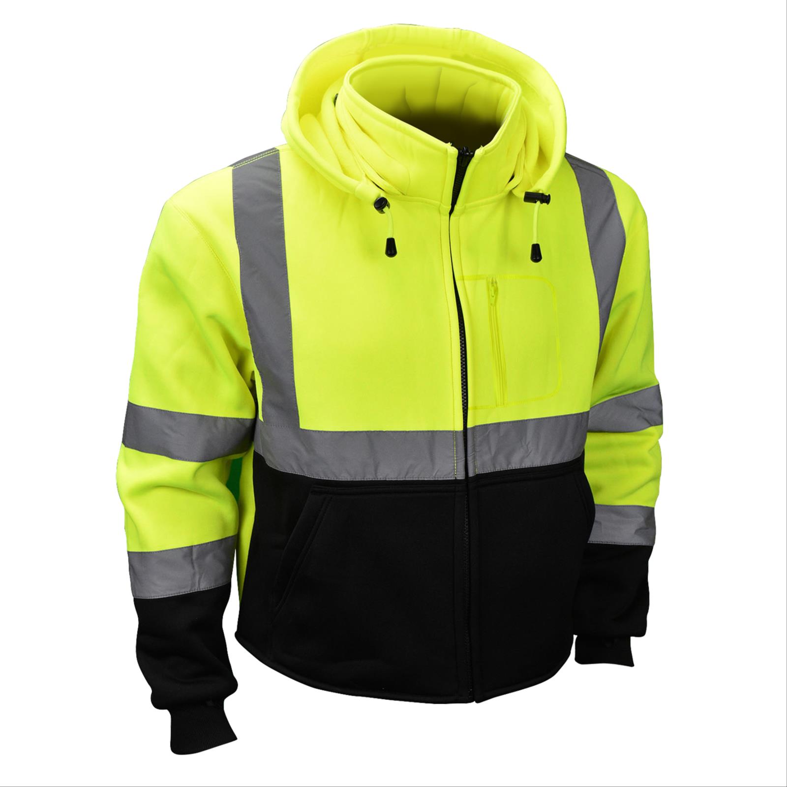 Radwear™ Color Blocked Hooded Sweatshirt, Removeable Hood, Class 3 Type R