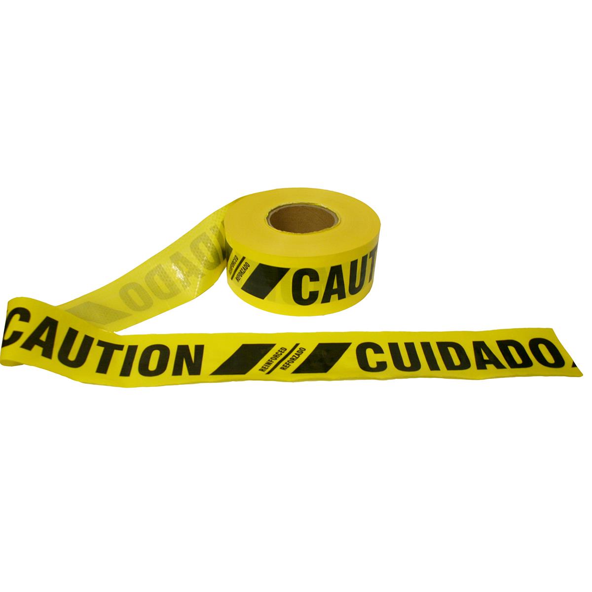 Reinforced Bilingual Barricade Tape