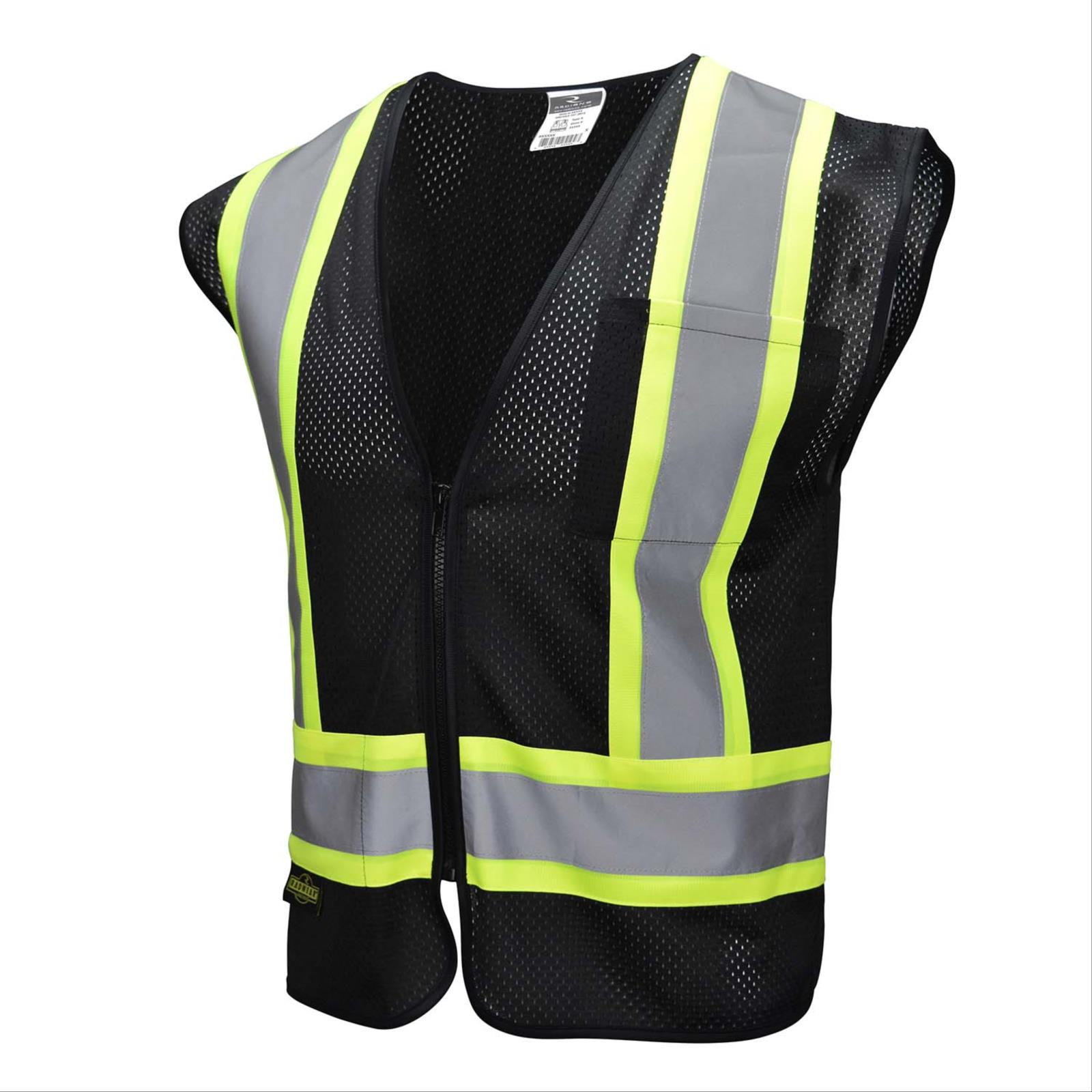 Radwear™ Black Mesh Economy 2 Tone Trim Vest